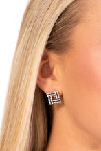 Load image into Gallery viewer, Times Square Scandalous - White post earring A074
