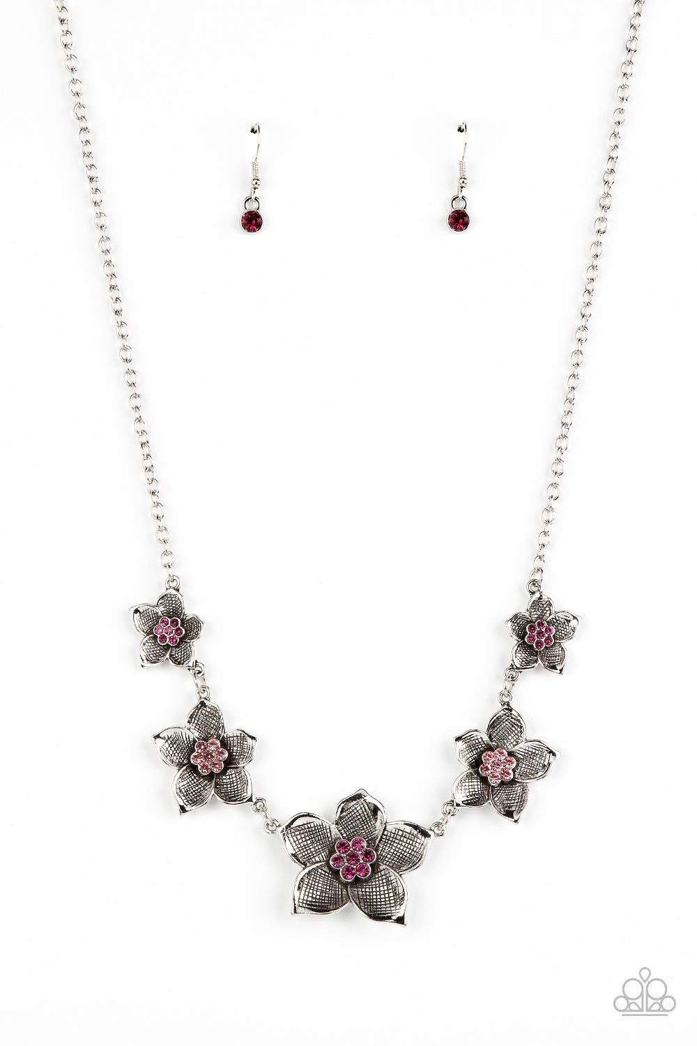 Wallflower Wonderland - Pink necklace B017