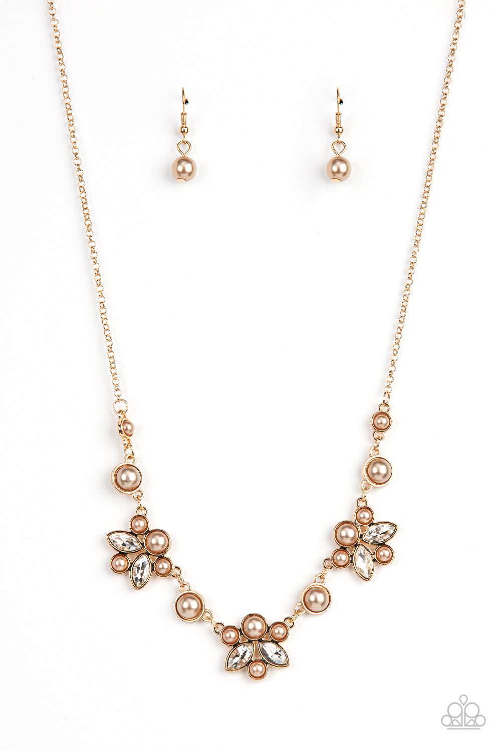 Royally Ever After - Brown necklace 561