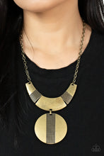 Load image into Gallery viewer, Metallic Enchantress - Brass necklace C022L
