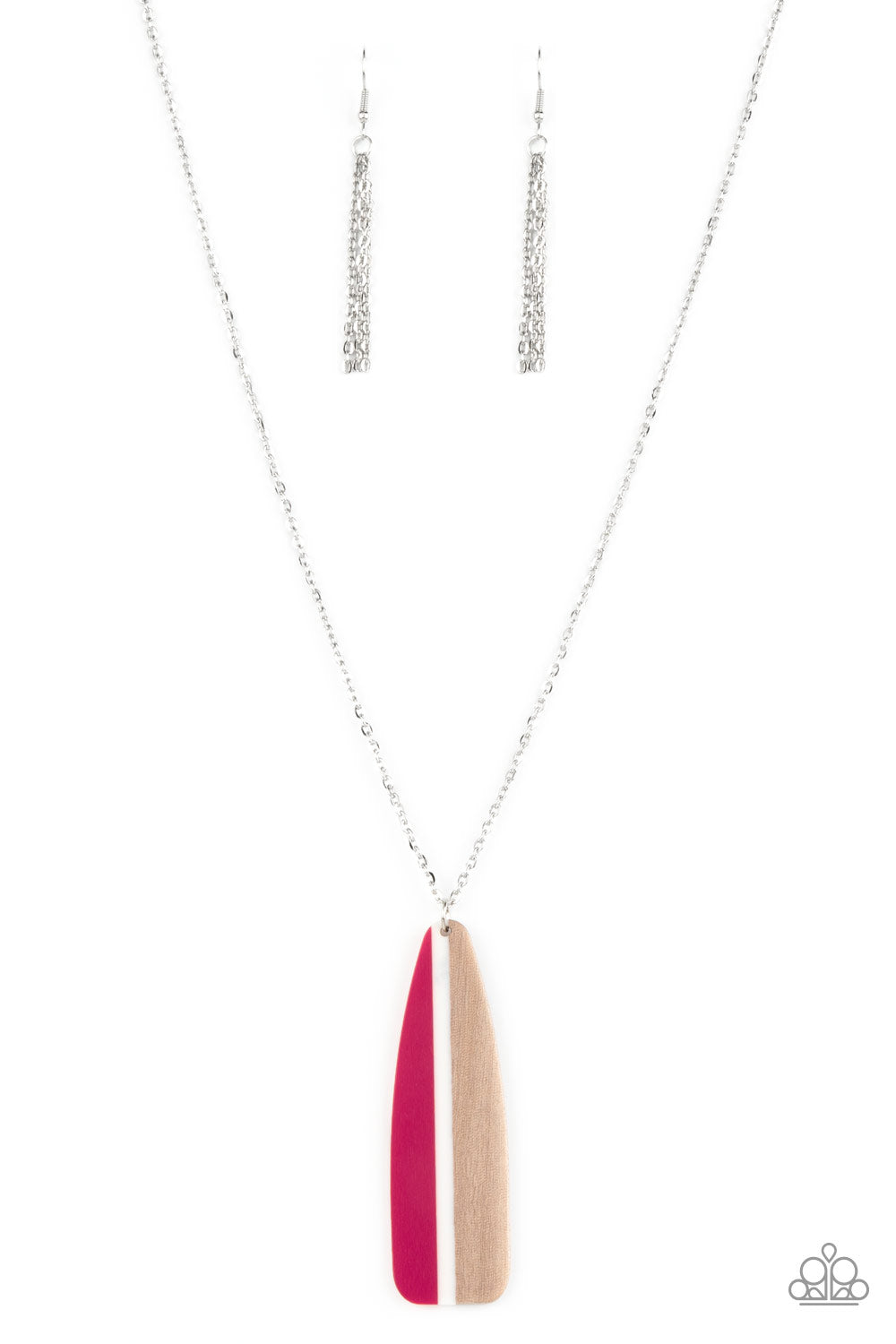 Grab a Paddle - Pink necklace 1762