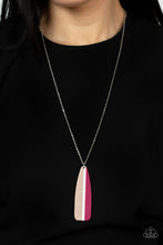 Load image into Gallery viewer, Grab a Paddle - Pink necklace 1762
