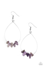 Load image into Gallery viewer, South Beach Serenity - Purple earring D024
