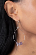 Load image into Gallery viewer, South Beach Serenity - Purple earring D024
