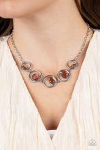 Load image into Gallery viewer, Big Night Out - Brown necklace plus matching bracelet Date Night Drama - Brown C013
