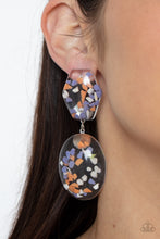 Load image into Gallery viewer, Flaky Fashion - Orange post earring A016

