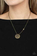 Load image into Gallery viewer, Live The Life You Love - Brass necklace D050

