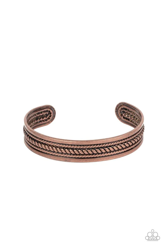 Urban Expedition - Copper cuff bracelet  1915