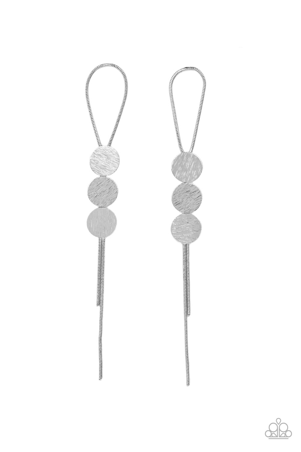 Bolo Beam - Silver post earring D072