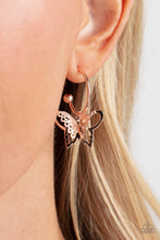 Load image into Gallery viewer, Butterfly Freestyle - Rose Gold earring B067
