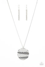 Load image into Gallery viewer, Shattered Sunset - Silver necklace D064
