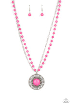 Load image into Gallery viewer, Sahara Suburb - Pink necklace D074

