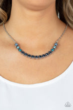 Load image into Gallery viewer, Throwing SHADES - Blue necklace D045
