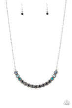 Load image into Gallery viewer, Throwing SHADES - Blue necklace D045
