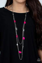 Load image into Gallery viewer, Barefoot and Beachbound - Pink necklace B105
