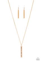 Load image into Gallery viewer, Matt 7:7 - Gold necklace D067
