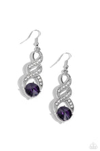 Load image into Gallery viewer, High-Ranking Royalty - Purple earring A103
