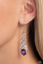 Load image into Gallery viewer, High-Ranking Royalty - Purple earring A103

