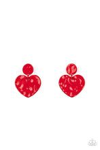 Load image into Gallery viewer, Just a Little Crush - Red earring A061
