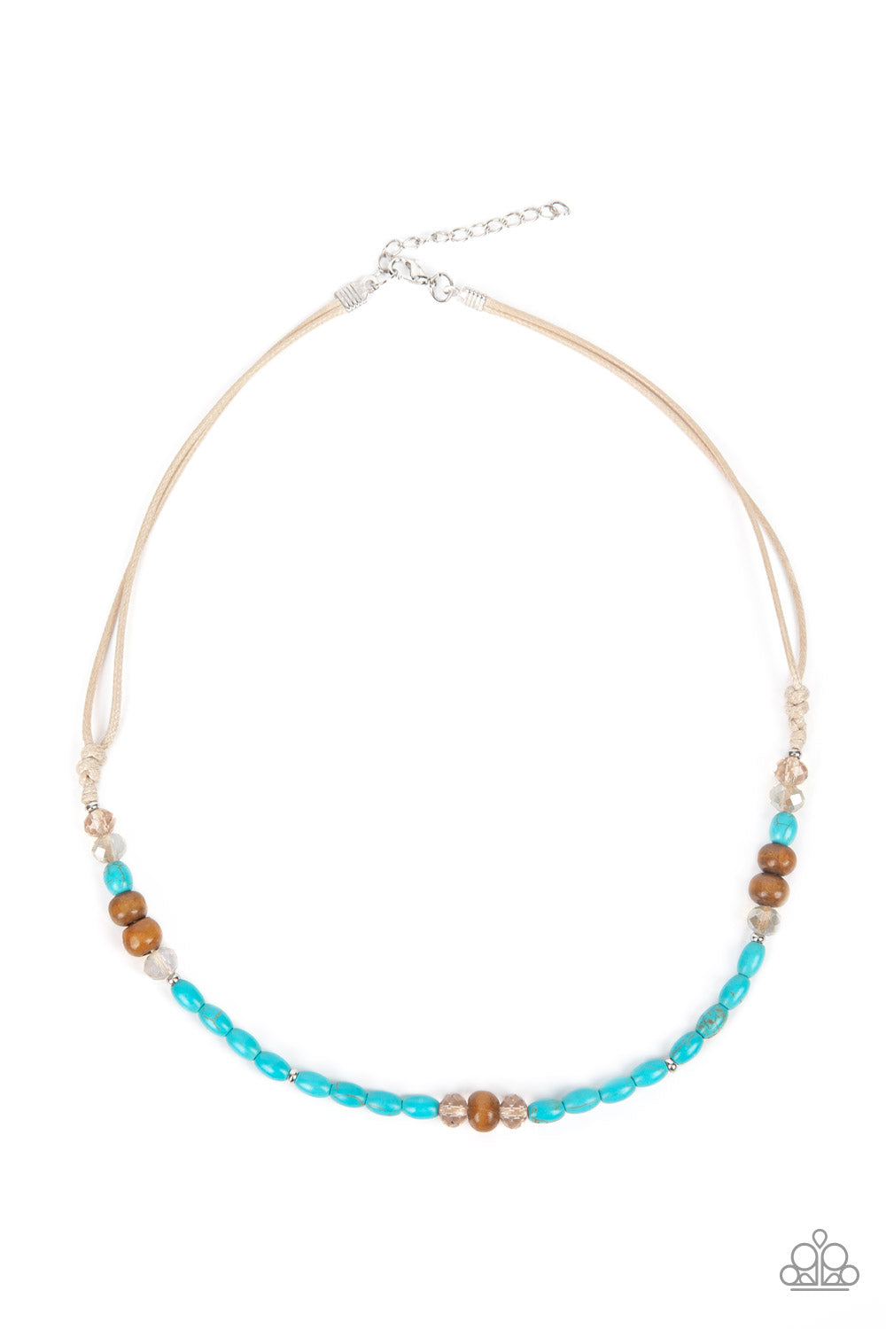 Groundbreaking Glamour - Blue necklace A055