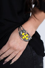 Load image into Gallery viewer, Caribbean Cabana - Yellow cuff bracelet B121
