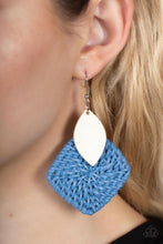 Load image into Gallery viewer, Sabbatical WEAVE - Blue earring D010
