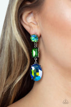 Load image into Gallery viewer, Extra Envious - Green earring D013
