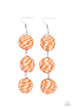 Load image into Gallery viewer, Laguna Lanterns - Orange earring B090
