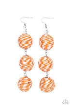 Load image into Gallery viewer, Laguna Lanterns - Orange earring B090
