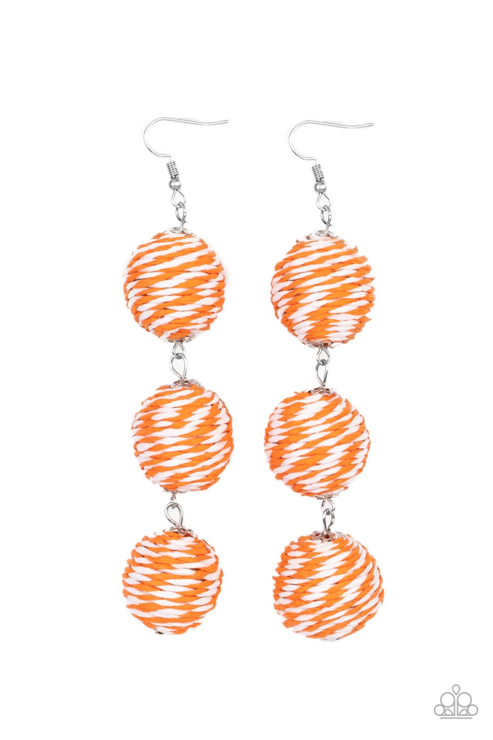 Laguna Lanterns - Orange earring B090