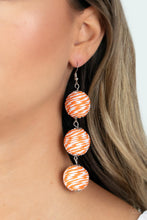 Load image into Gallery viewer, Laguna Lanterns - Orange earring B090
