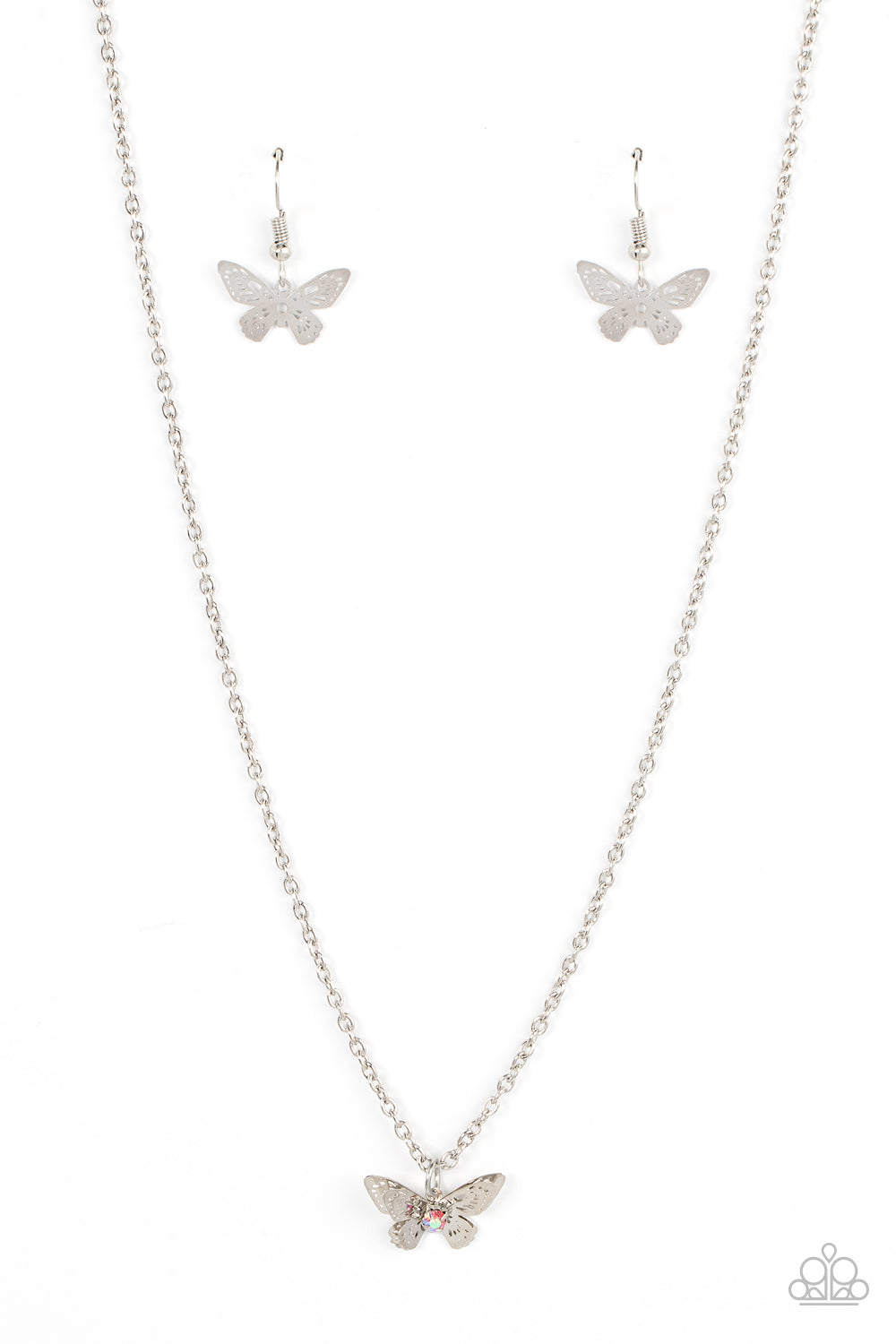 Flutter Love - Pink necklace A005
