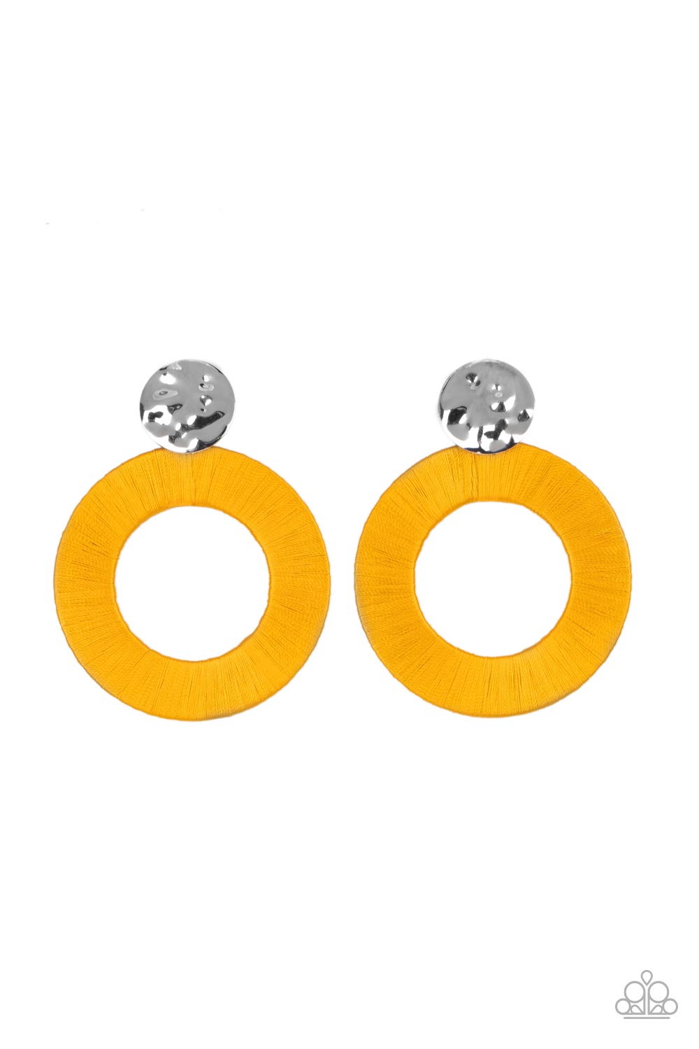 Strategically Sassy - Yellow post earring B124