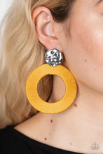 Load image into Gallery viewer, Strategically Sassy - Yellow post earring B124
