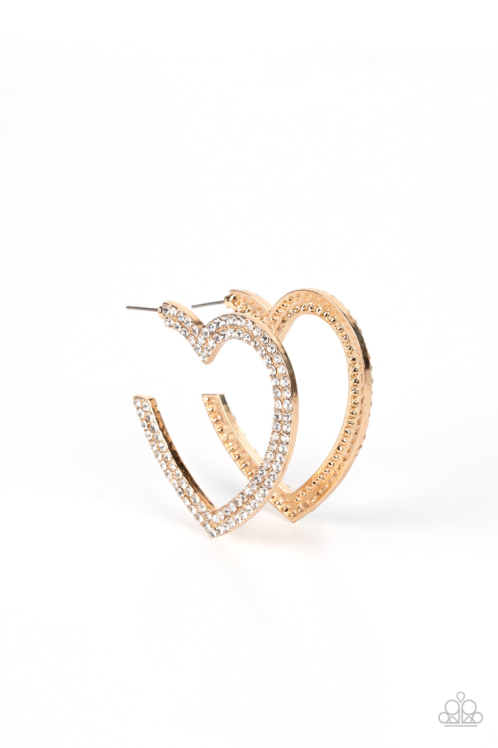 AMORE to Love - Gold hoop earring D021