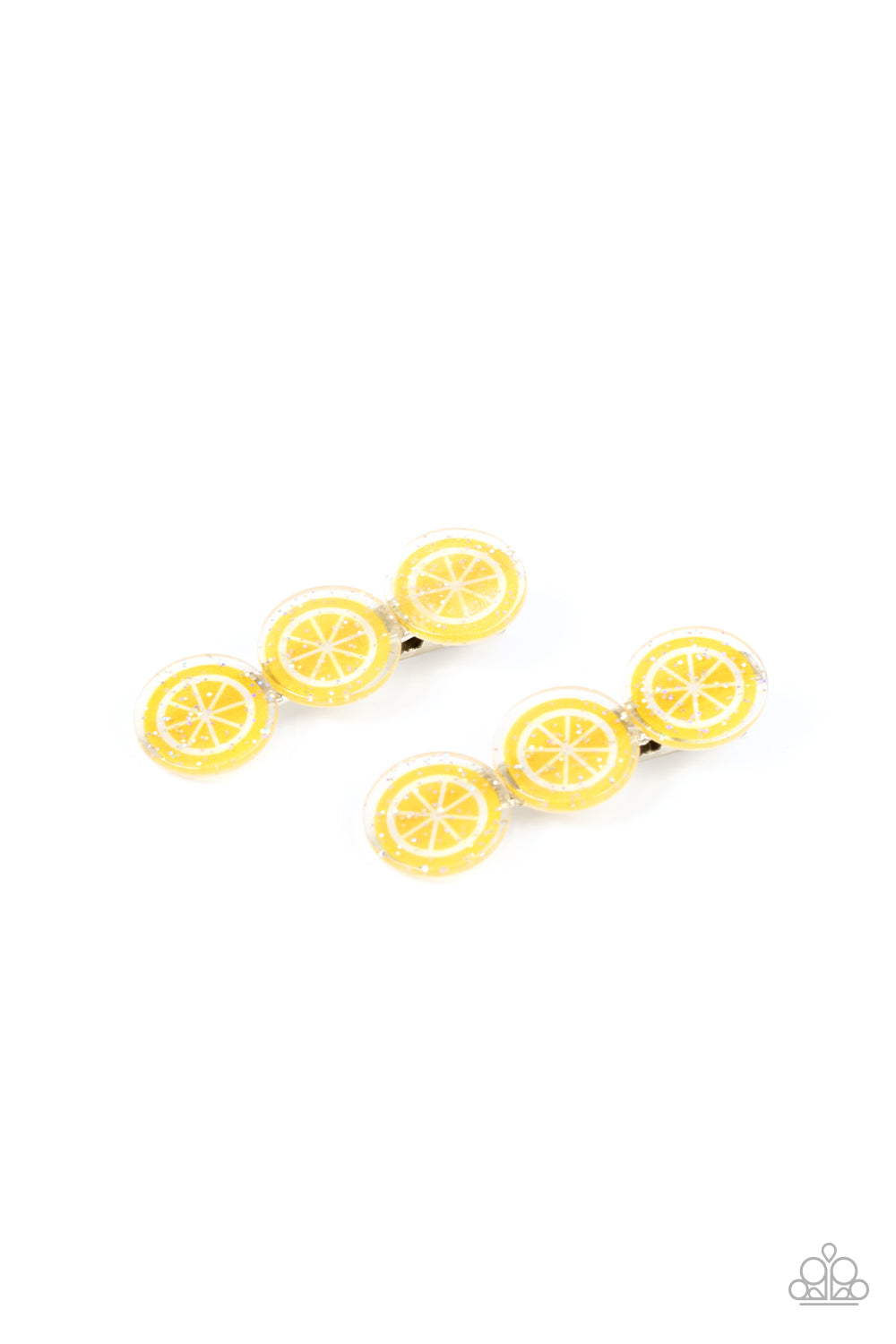 Charismatically Citrus - Yellow hair clip B112