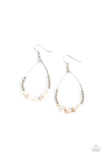 Load image into Gallery viewer, Come Out of Your SHALE - White earring D064
