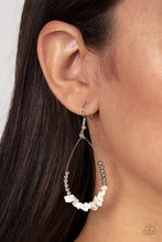 Load image into Gallery viewer, Come Out of Your SHALE - White earring D064
