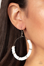 Load image into Gallery viewer, Loudly Layered - White earring D074
