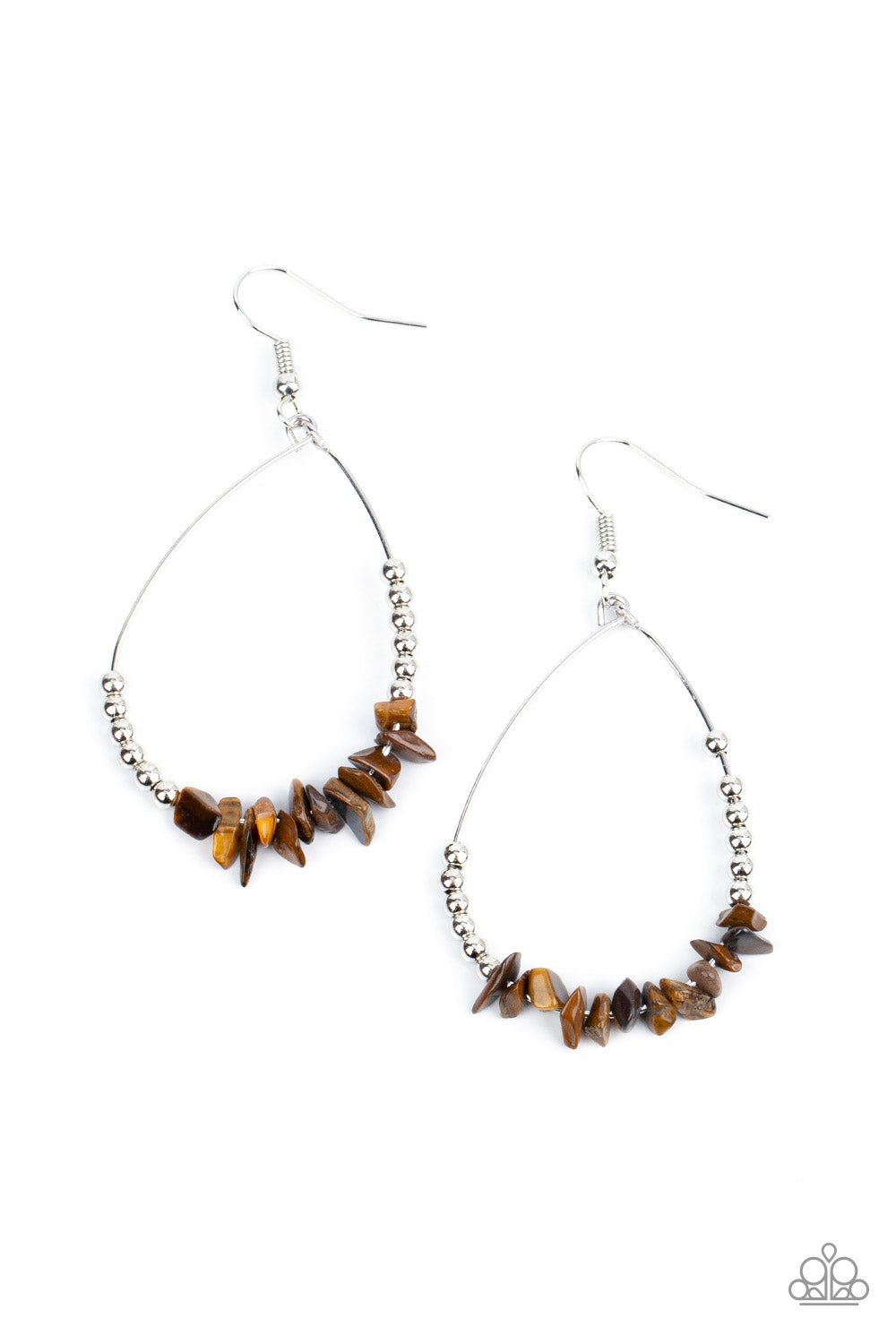 Come Out of Your SHALE - Brown earring D068
