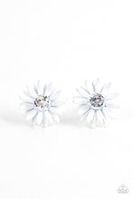 Load image into Gallery viewer, Sunshiny DAIS-y - White post earring 689
