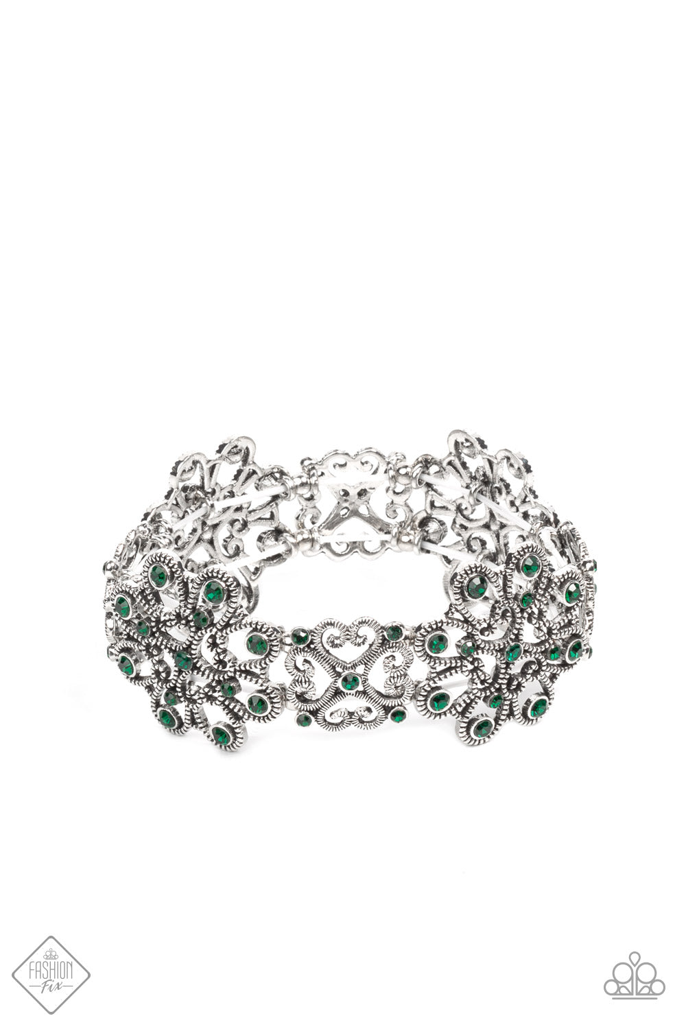 Regal Recognition - Green bracelet D079