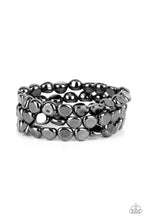Load image into Gallery viewer, HAUTE Stone - Black bracelet B095
