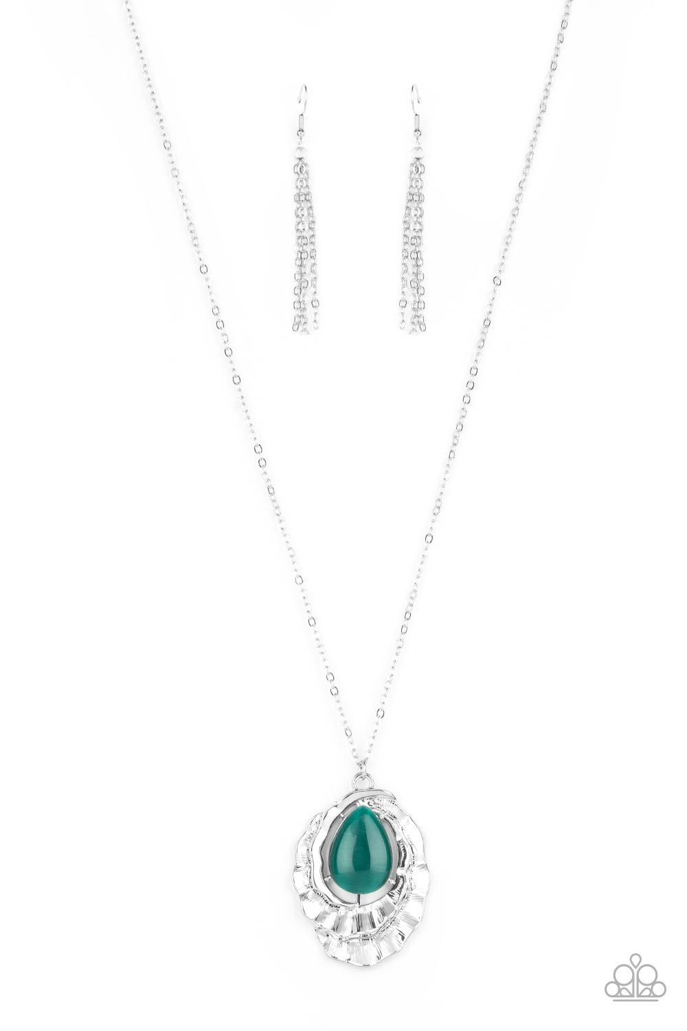 Titanic Trinket - Green necklace D054