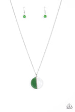 Load image into Gallery viewer, Elegantly Eclipsed - Green necklace 518
