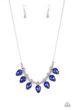 Load image into Gallery viewer, Crown Jewel Couture - Blue necklace A045
