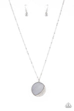 Load image into Gallery viewer, Oceanic Eclipse - Silver necklace B016
