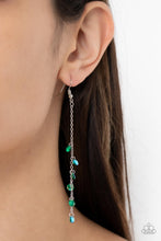 Load image into Gallery viewer, Extended Eloquence - Green earring
