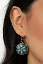 Load image into Gallery viewer, Saguaro Spring - blue earring C011

