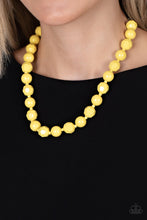 Load image into Gallery viewer, Popping Promenade - Yellow necklace B121

